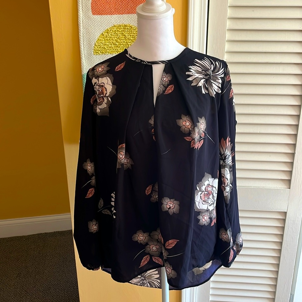 Long sleeved flower blouse
